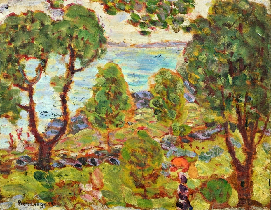 Seashore (1910) Maurice Prendergast tablo - Dekolata