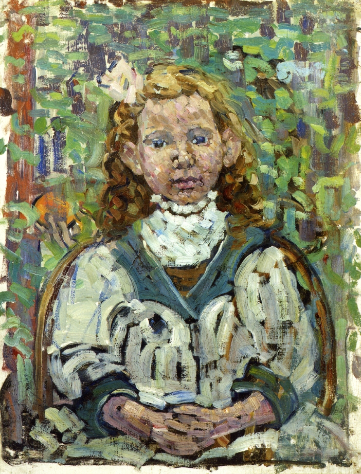 Seated Girl (1910) Maurice Prendergast tablo - Dekolata