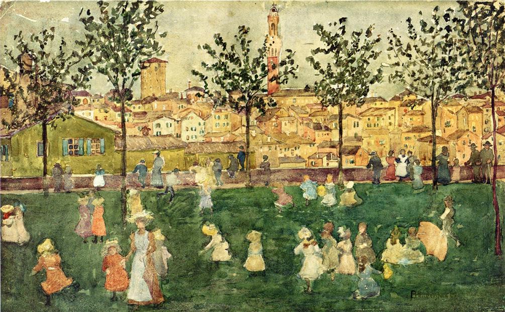Sienna (1898) – Maurice Prendergast Tablo