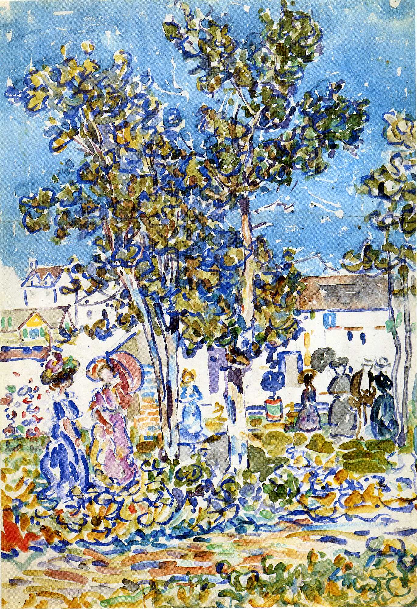 Spring Promenade (1910) – Maurice Prendergast Tablo