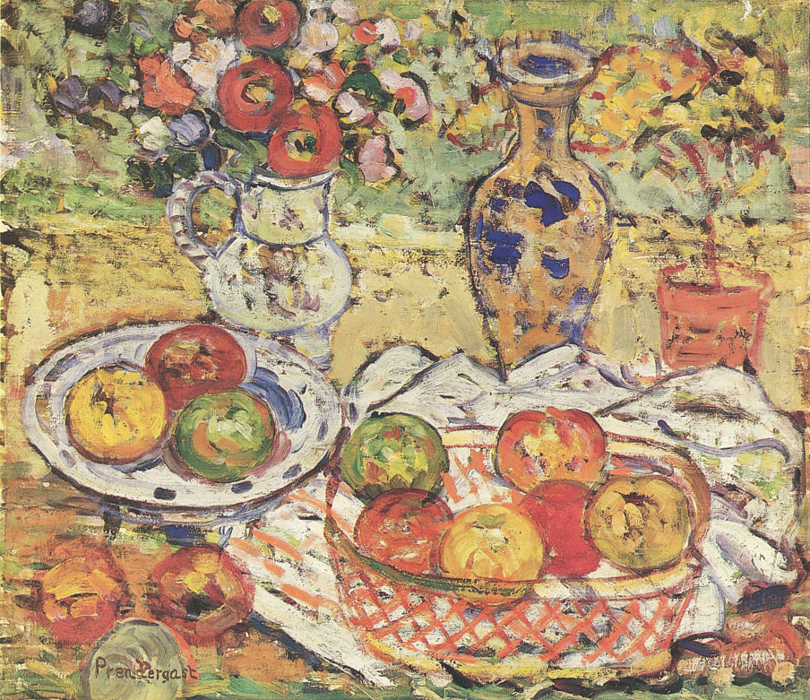 Still Life With Apples (1913) – Maurice Prendergast Tablo