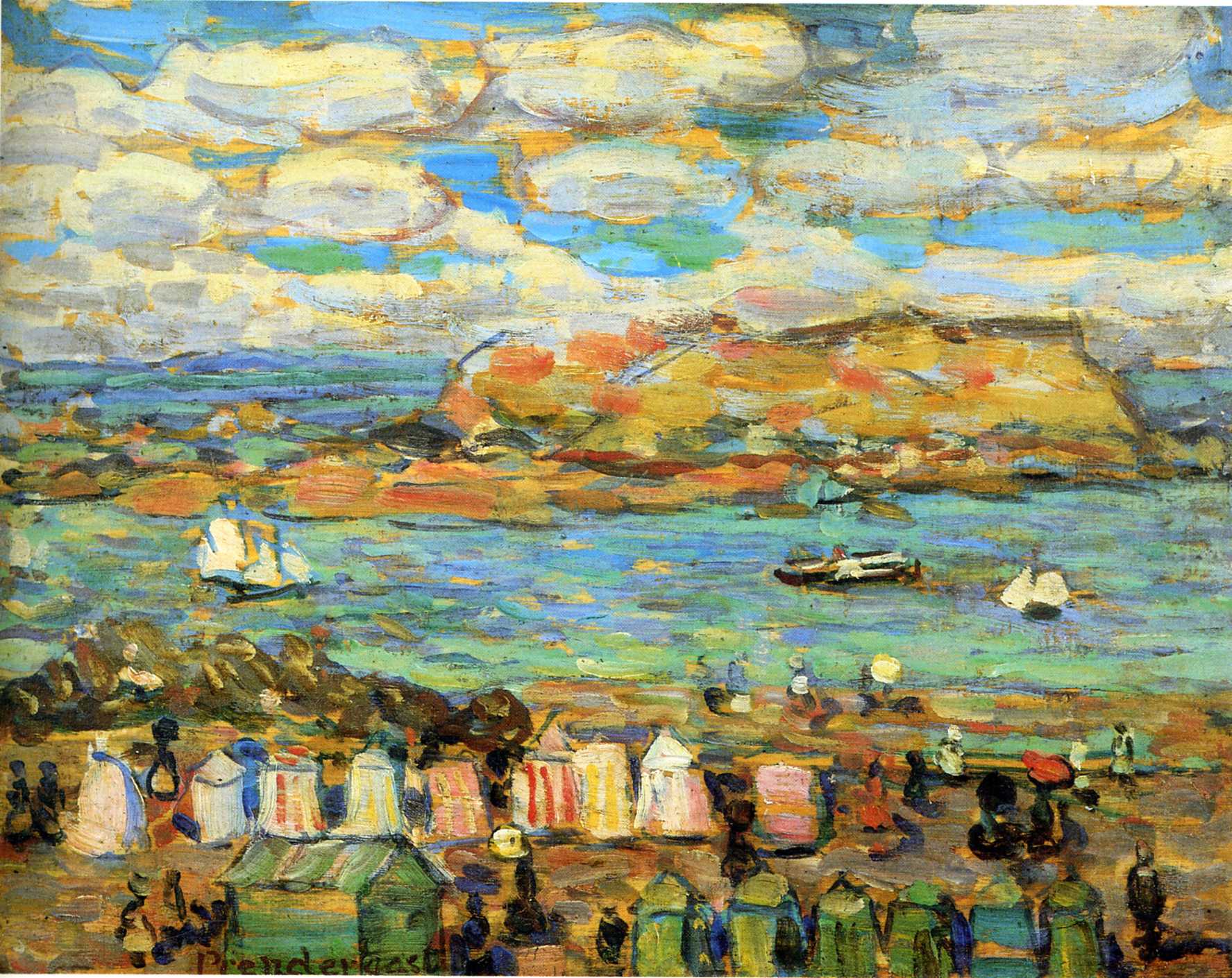 Study, St. Malo. No 11 (1907) – Maurice Prendergast Tablo