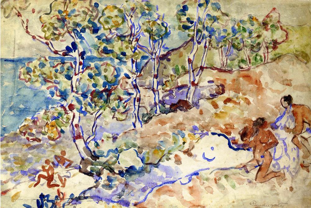 Summer Outing (1910) Maurice Prendergast tablo - Dekolata
