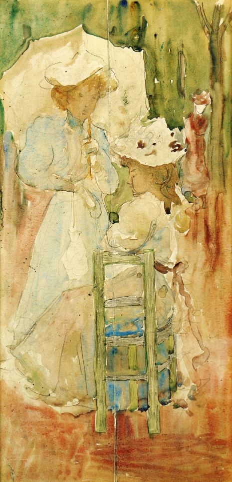 Two Women in a Park (1893) – Maurice Prendergast Tablo