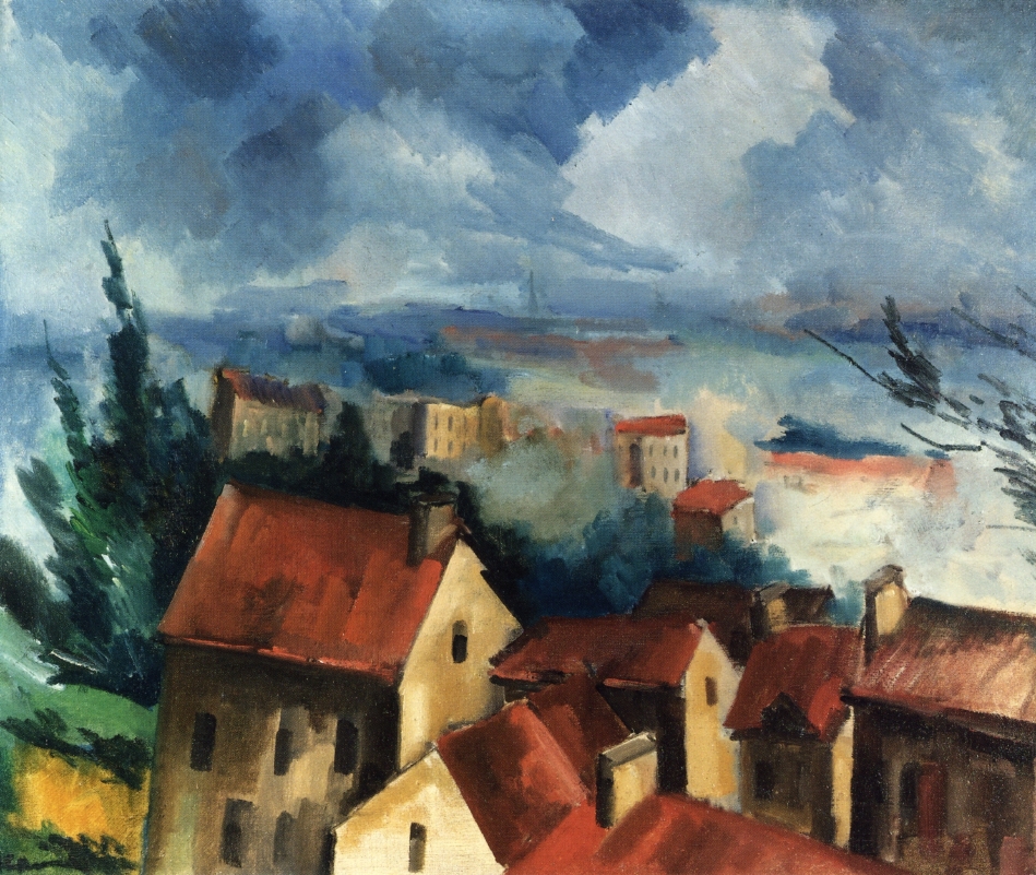 Beauce Landscape (1910) Maurice de Vlaminck tablo - Dekolata