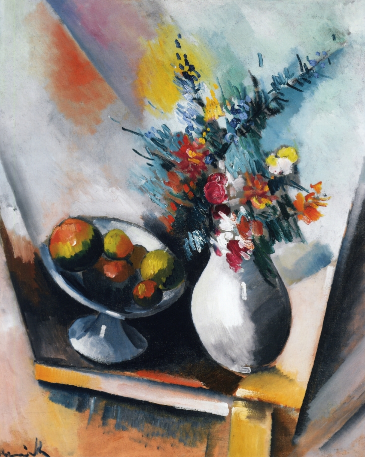 Fruit and Flowers (1910) Maurice de Vlaminck tablo - Dekolata