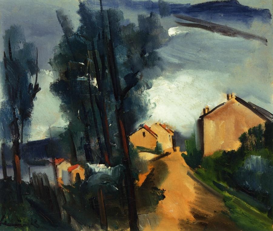 Landscape (1919) Maurice de Vlaminck tablo - Dekolata