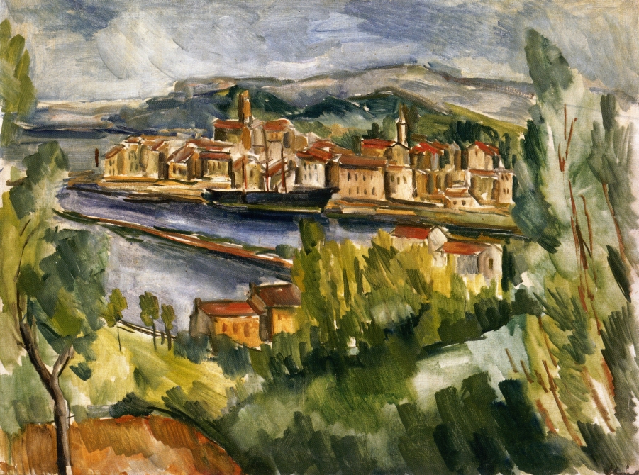 Near the Estuary of the Seine (1912) – Maurice de Vlaminck Tablo