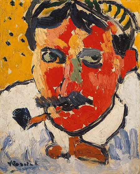Portrait of Derain (1905) Maurice de Vlaminck tablo - Dekolata