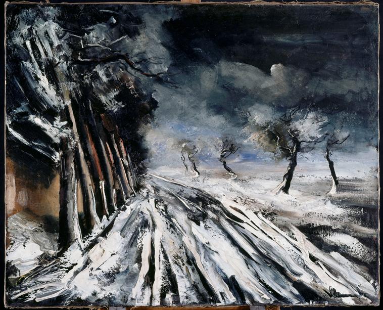 Snowstorm Maurice de Vlaminck tablo - Dekolata