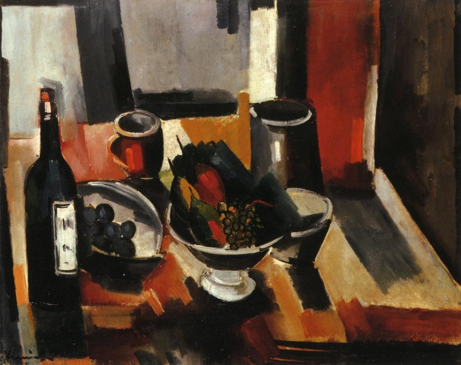 Still Life with Basket of Fruit (1918) Maurice de Vlaminck tablo - Dekolata