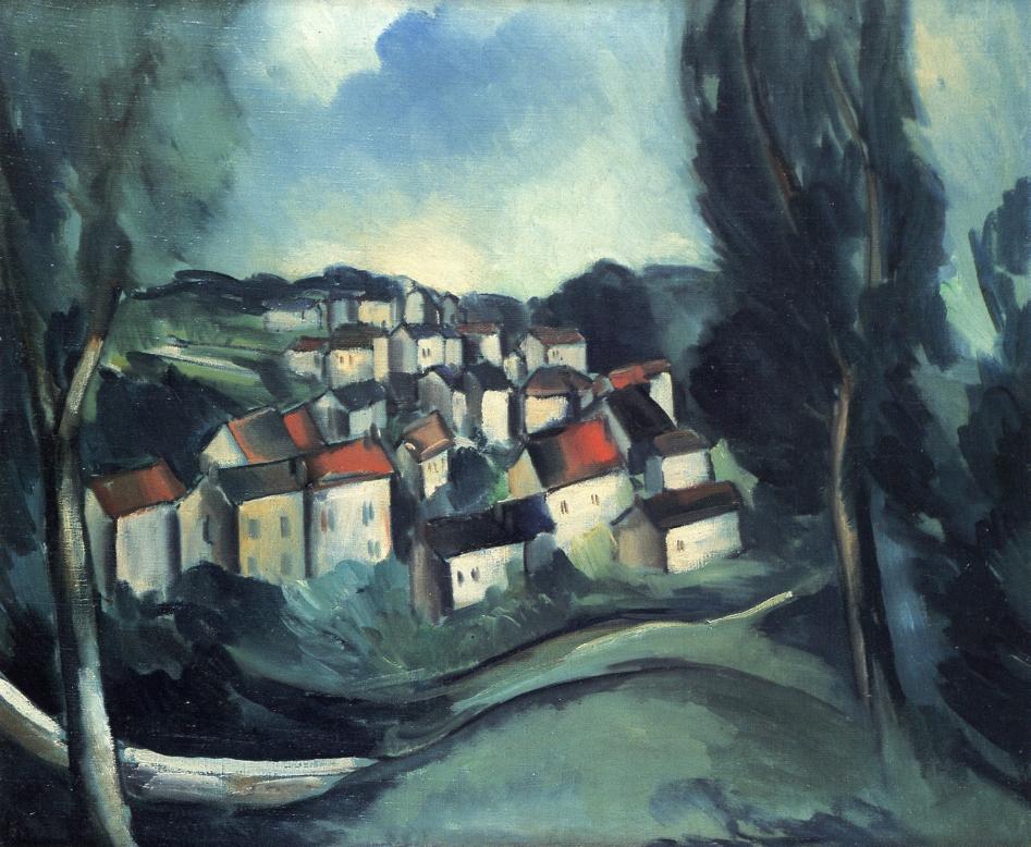 The Beautiful Village (1911) Maurice de Vlaminck tablo - Dekolata
