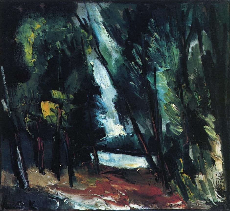 The Clearing at Valmondoiis (1912) Maurice de Vlaminck tablo - Dekolata
