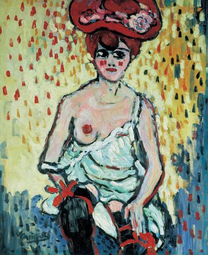 The Girl at Rat Mort (1905) Maurice de Vlaminck tablo - Dekolata