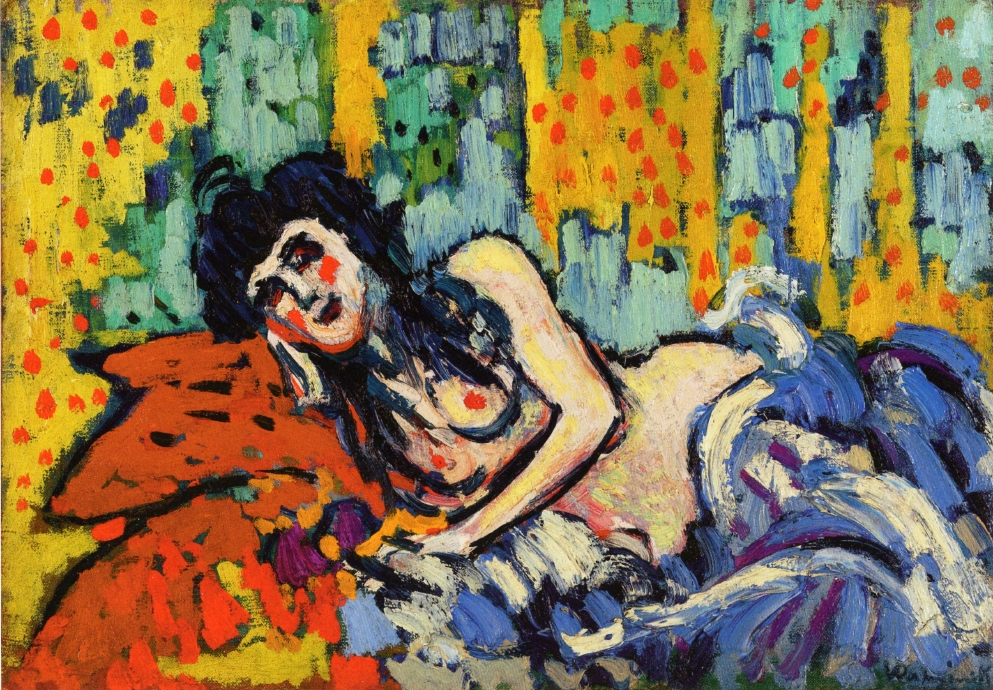 The Girl from Rat Mort (1905) Maurice de Vlaminck tablo - Dekolata