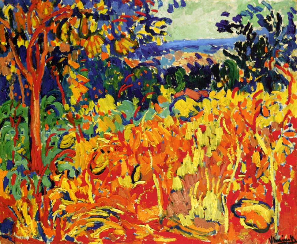 The Orchard (1905) Maurice de Vlaminck tablo - Dekolata