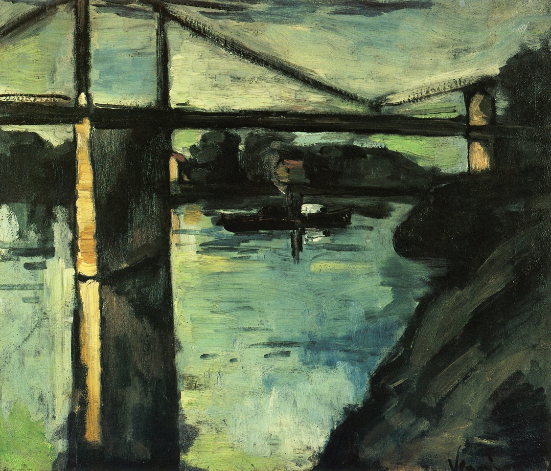 The Pont de Chatou (1908) Maurice de Vlaminck tablo - Dekolata