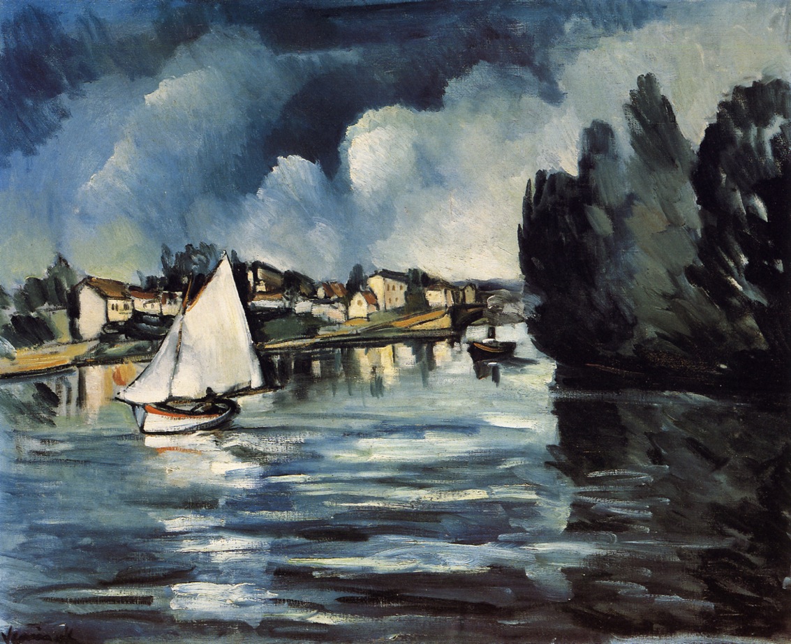 The Seine at Chatou (1908) Maurice de Vlaminck tablo - Dekolata