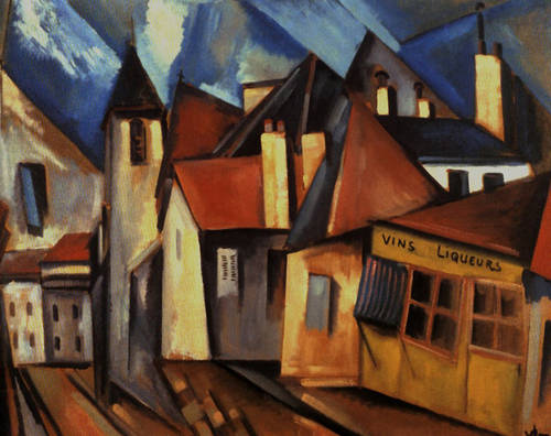 Wines, Liquors (1910) Maurice de Vlaminck tablo - Dekolata