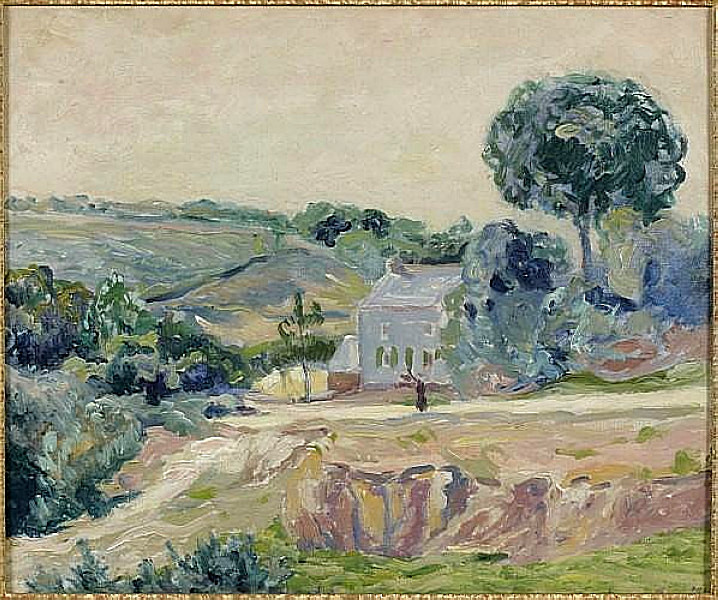 At sunrise in a valley, Brittany (1916) – Maxime Maufra Tablo