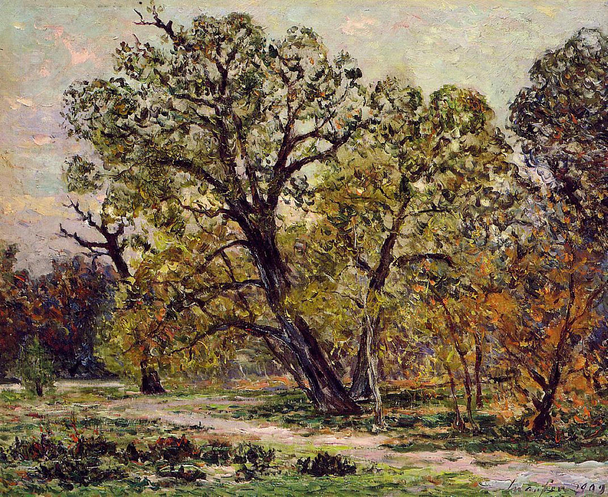 Autumn (1909) Maxime Maufra tablo - Dekolata