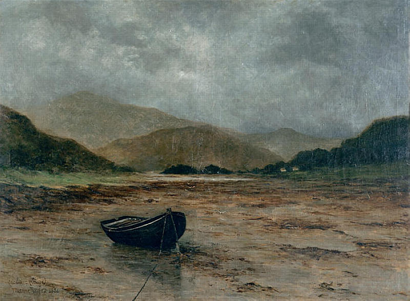 Beached boat (1882) Maxime Maufra tablo - Dekolata