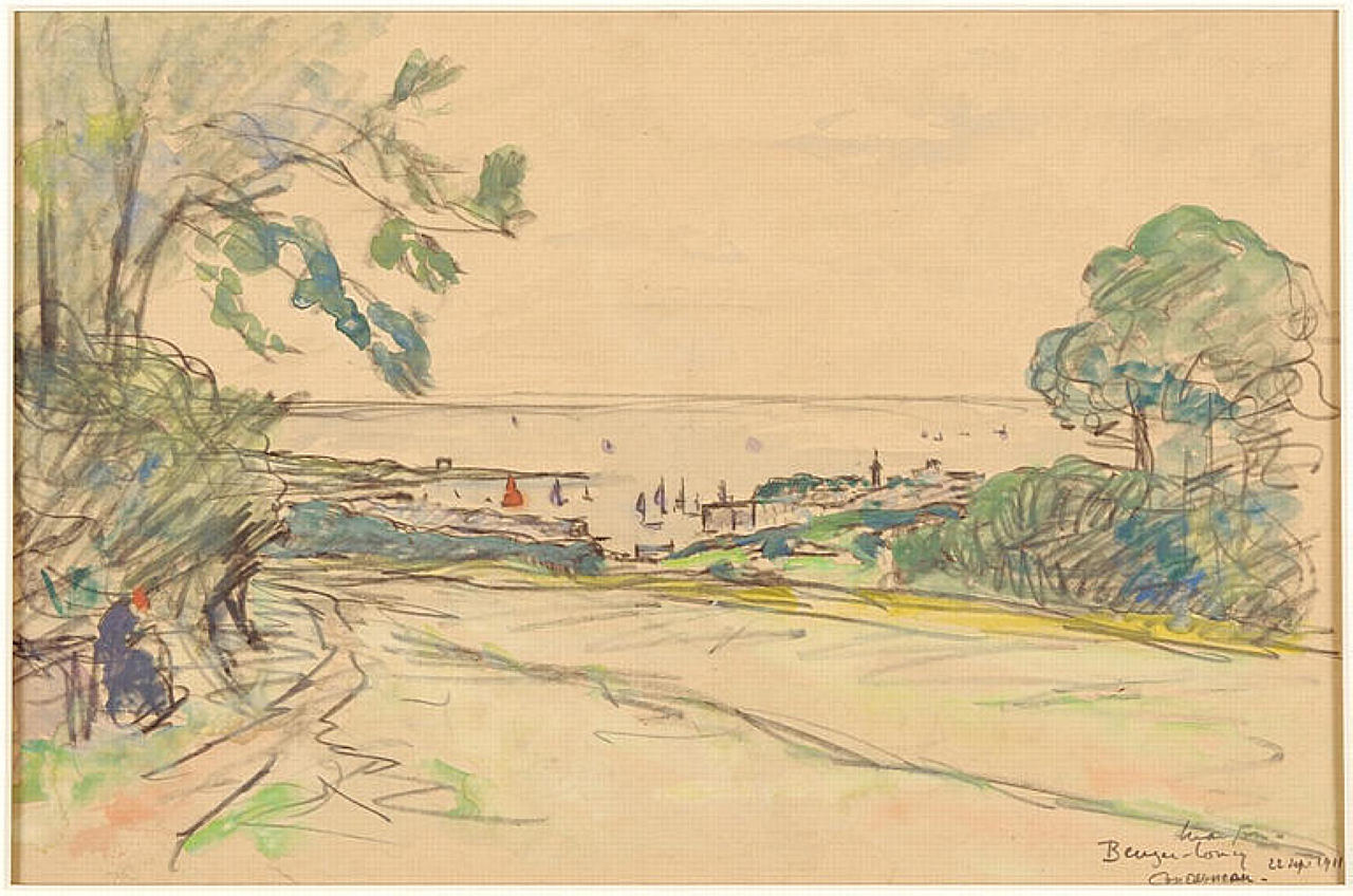 Beuzec Concq in Concarneau (1911) Maxime Maufra tablo - Dekolata