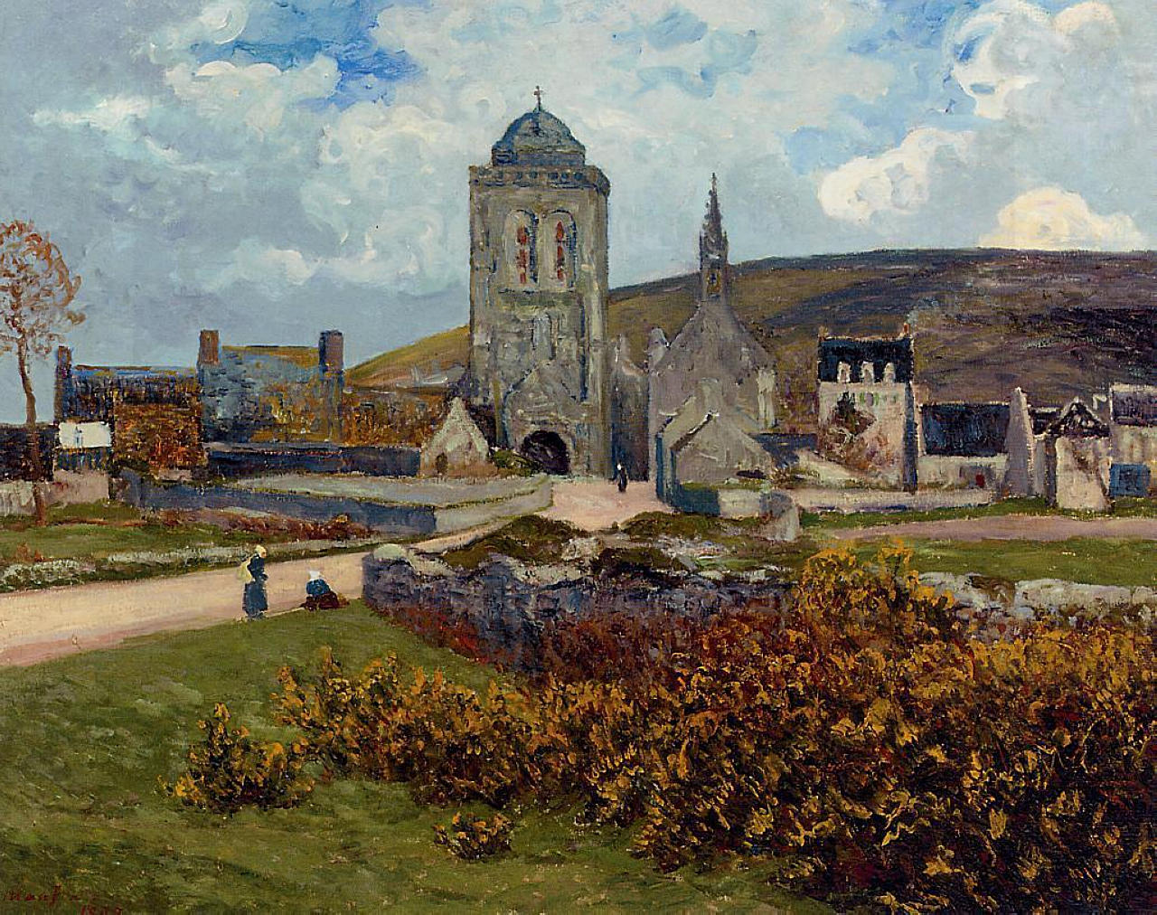 Breton Landscape (1897) Maxime Maufra tablo - Dekolata