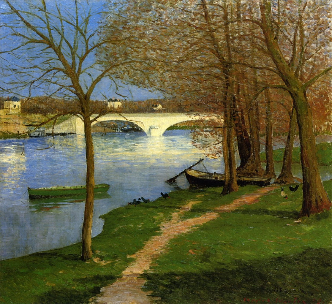Bridge over the Loire (1892) Maxime Maufra tablo - Dekolata
