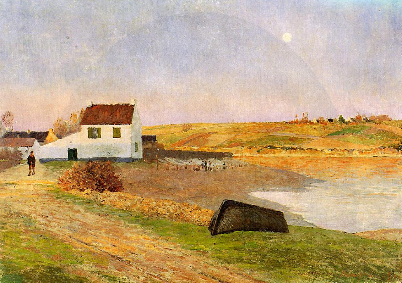Brittany a Hamlet (1891) Maxime Maufra tablo - Dekolata