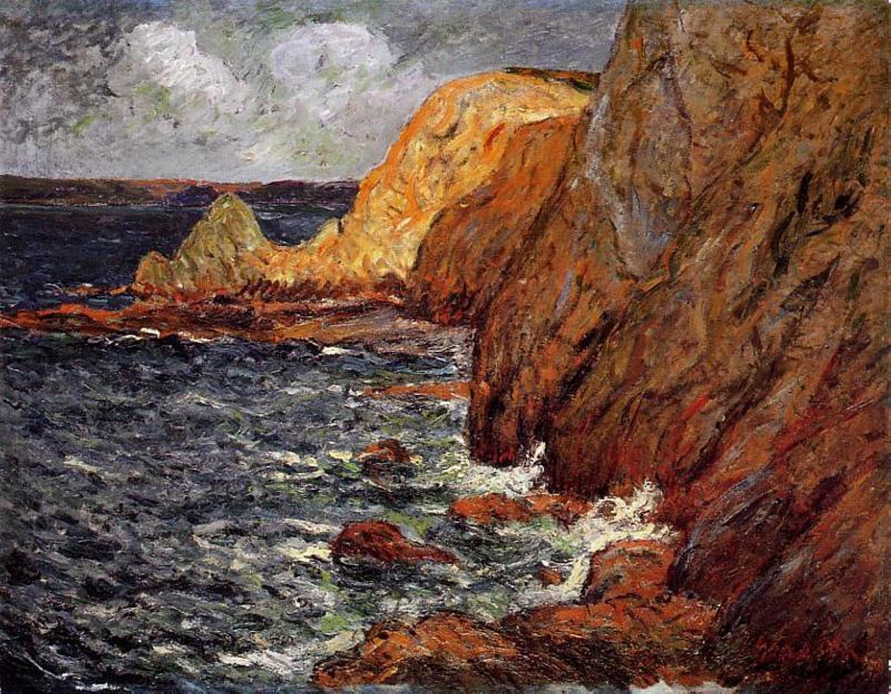 Cliffs – Maxime Maufra Tablo