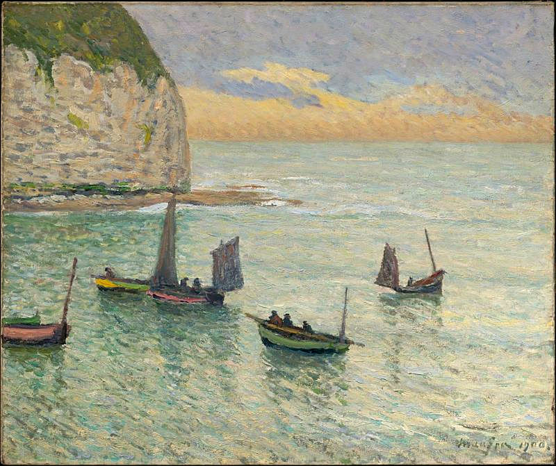Departure of Fishing Boats (1900) – Maxime Maufra Tablo