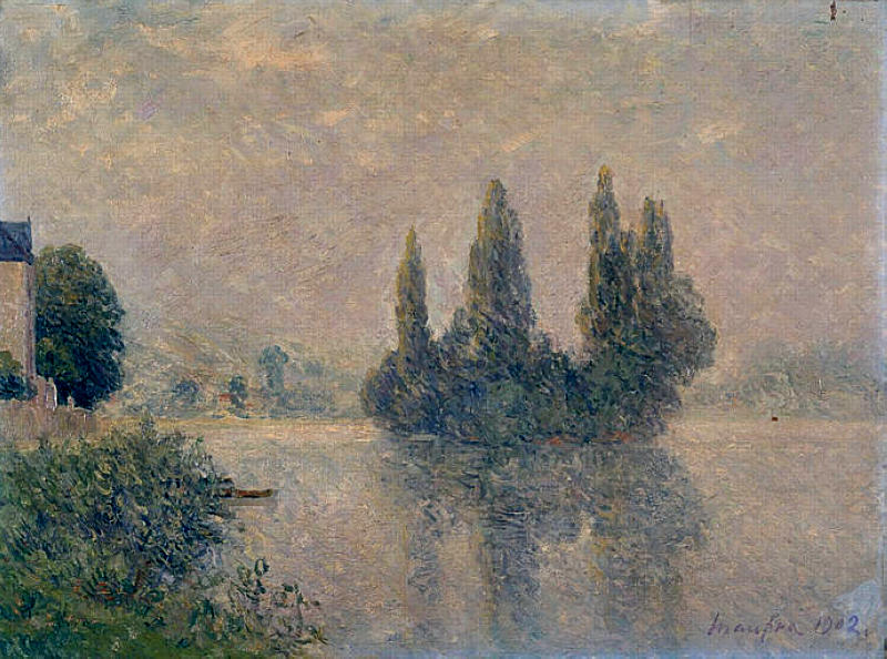Fog on the Seine (The Andelys) (1902) – Maxime Maufra Tablo