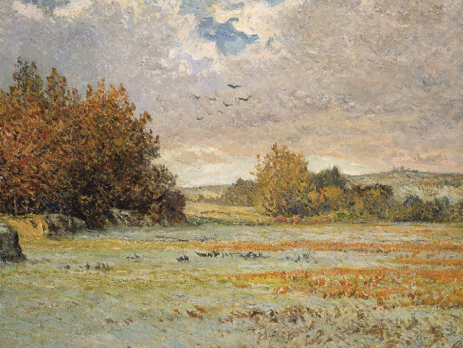 Frost at Morgat (1901) Maxime Maufra tablo - Dekolata