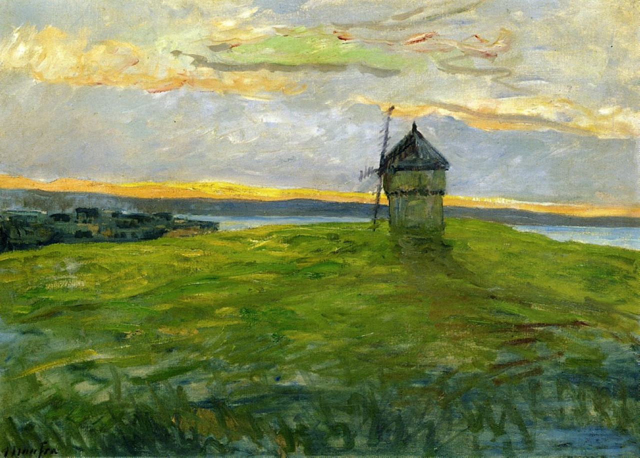 Landscape with Mill Maxime Maufra tablo - Dekolata
