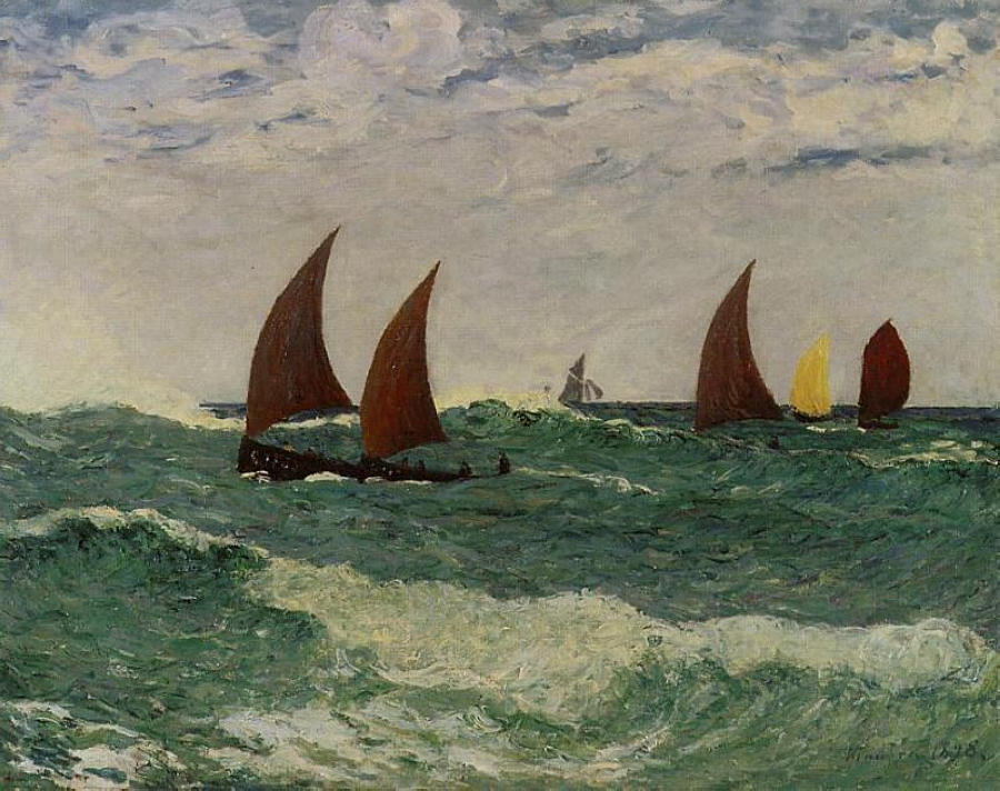 Passing through the Bar (1898) Maxime Maufra tablo - Dekolata