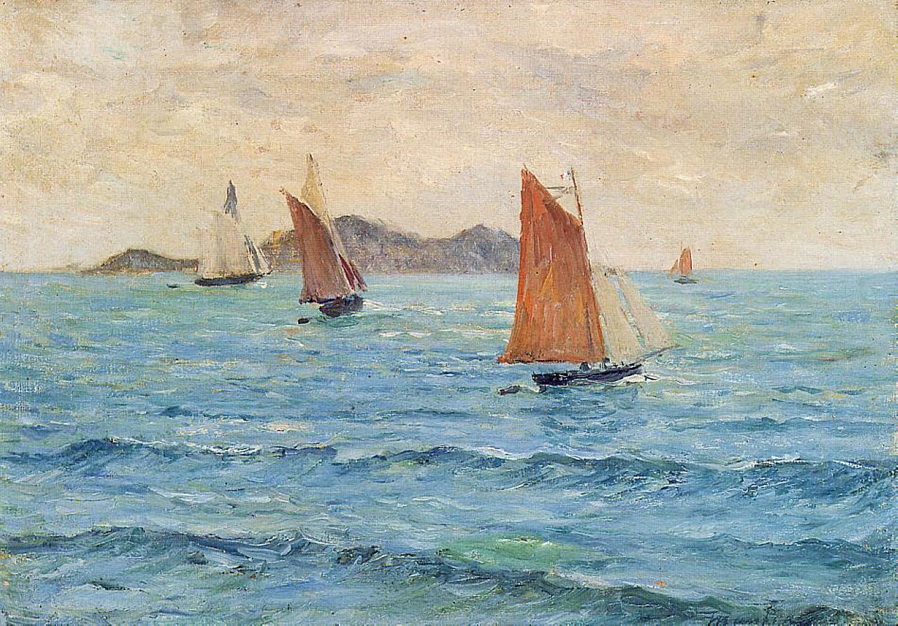 Sailboats Maxime Maufra tablo - Dekolata