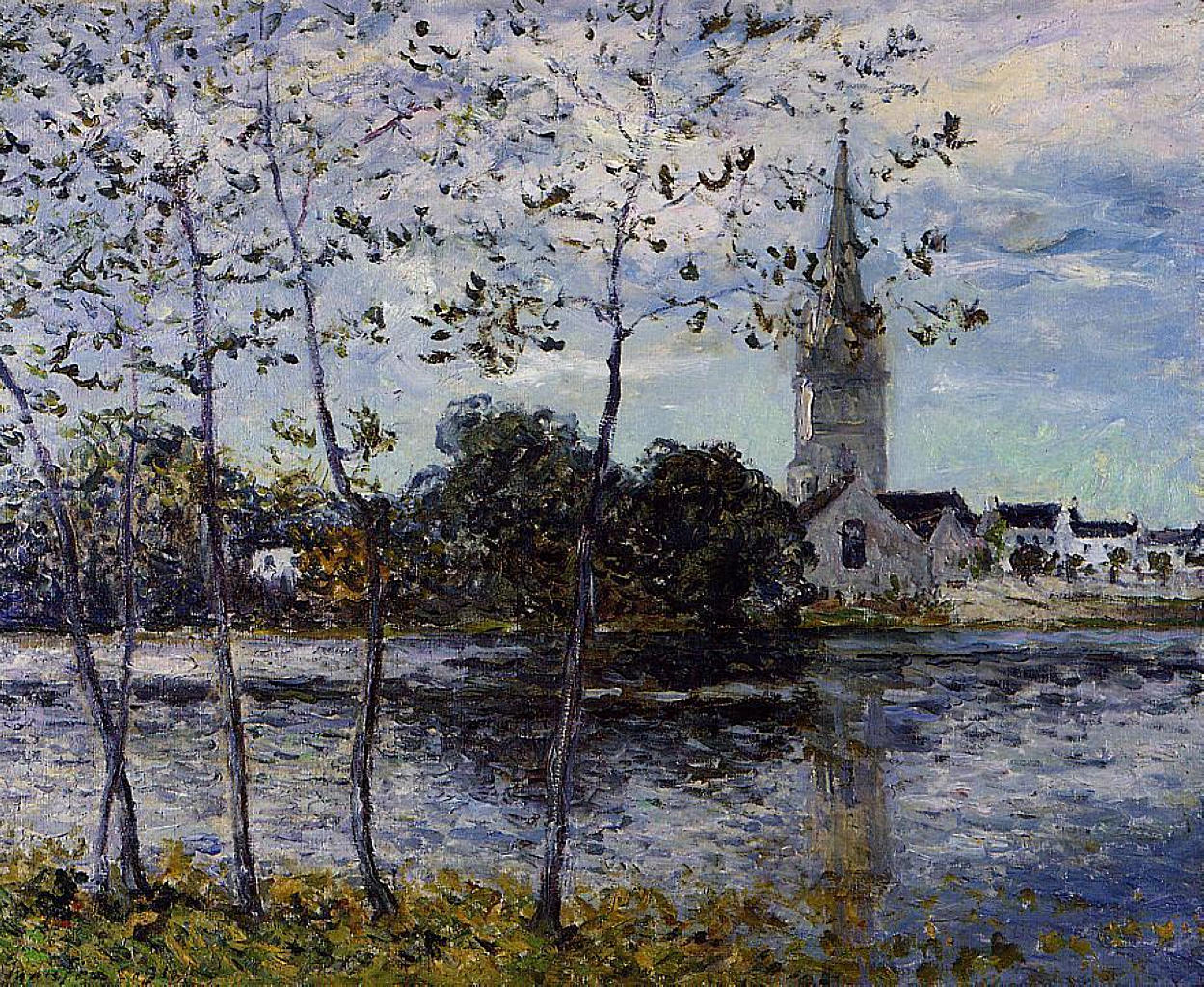 The Banks of the Pond at Rosporden (1911) – Maxime Maufra Tablo