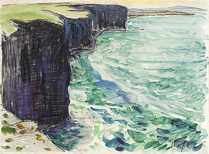 The Cliffs (1893) – Maxime Maufra Tablo