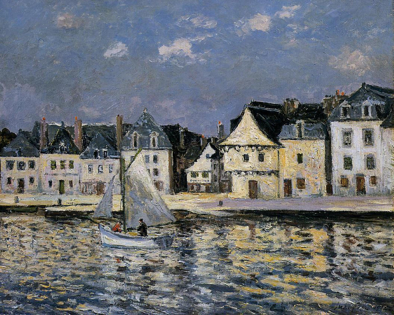 The Port of Saint Goustan (1912) Maxime Maufra tablo - Dekolata