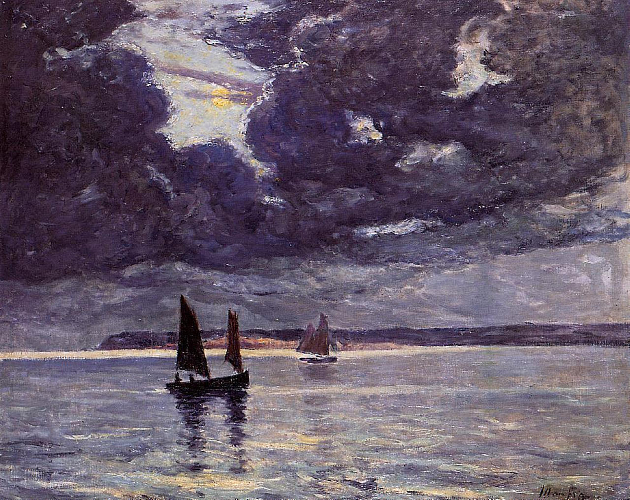 The Return of the Fishing Boats – Maxime Maufra Tablo