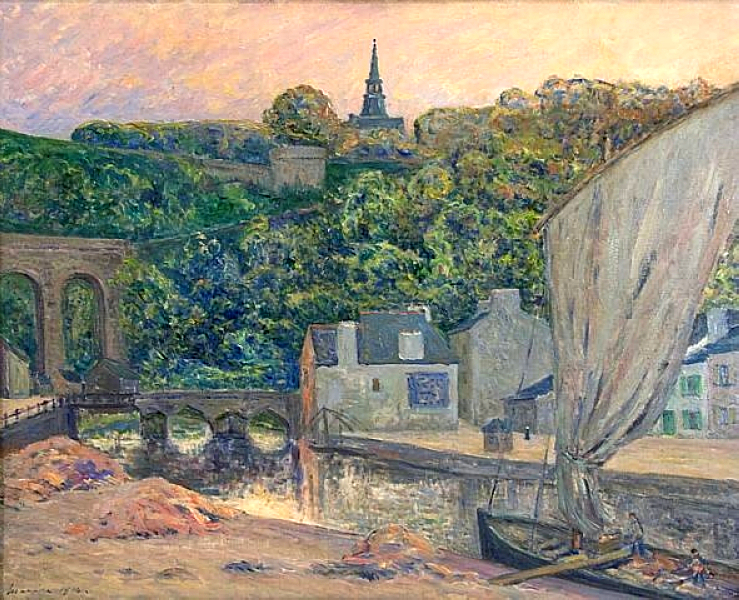 The River Rance at Dinard – Maxime Maufra Tablo