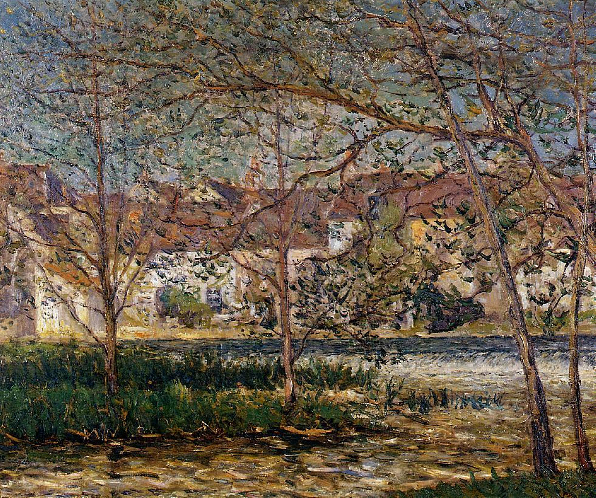 The Waterfall Nemours Maxime Maufra tablo - Dekolata