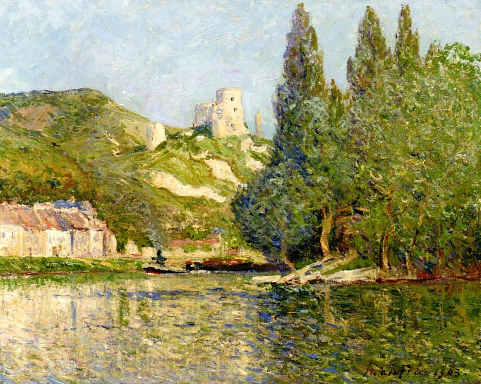 The castle Gaillard (1903) Maxime Maufra tablo - Dekolata