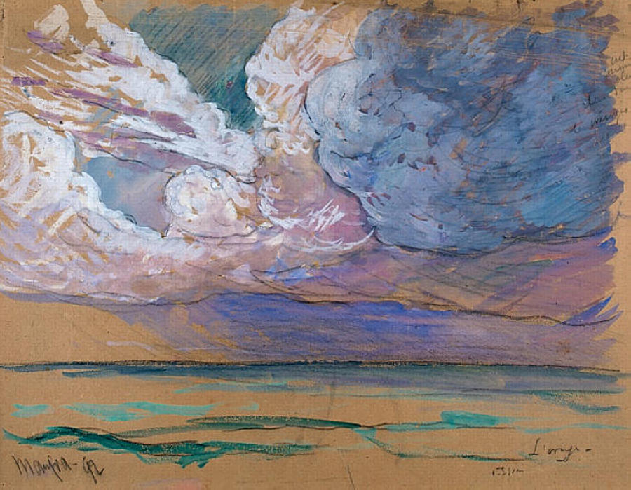 The storm (1892) Maxime Maufra tablo - Dekolata