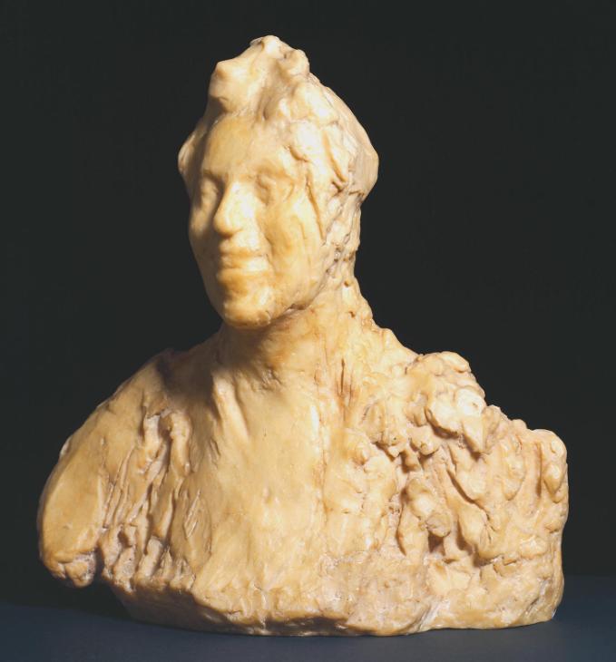 Laughing Woman (Large Version) (1891) Medardo Rosso tablo - Dekolata