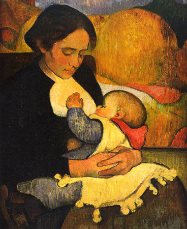 Maternity Mary Henry Breastfeeding (1890) – Meijer de Haan Tablo