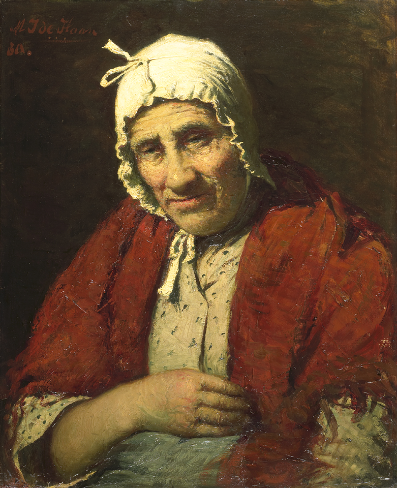 Old Jewish Woman (1880) Meijer de Haan tablo - Dekolata