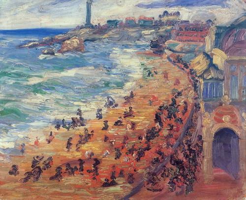 Beach in Bretanji Nadežda Petrović tablo - Dekolata