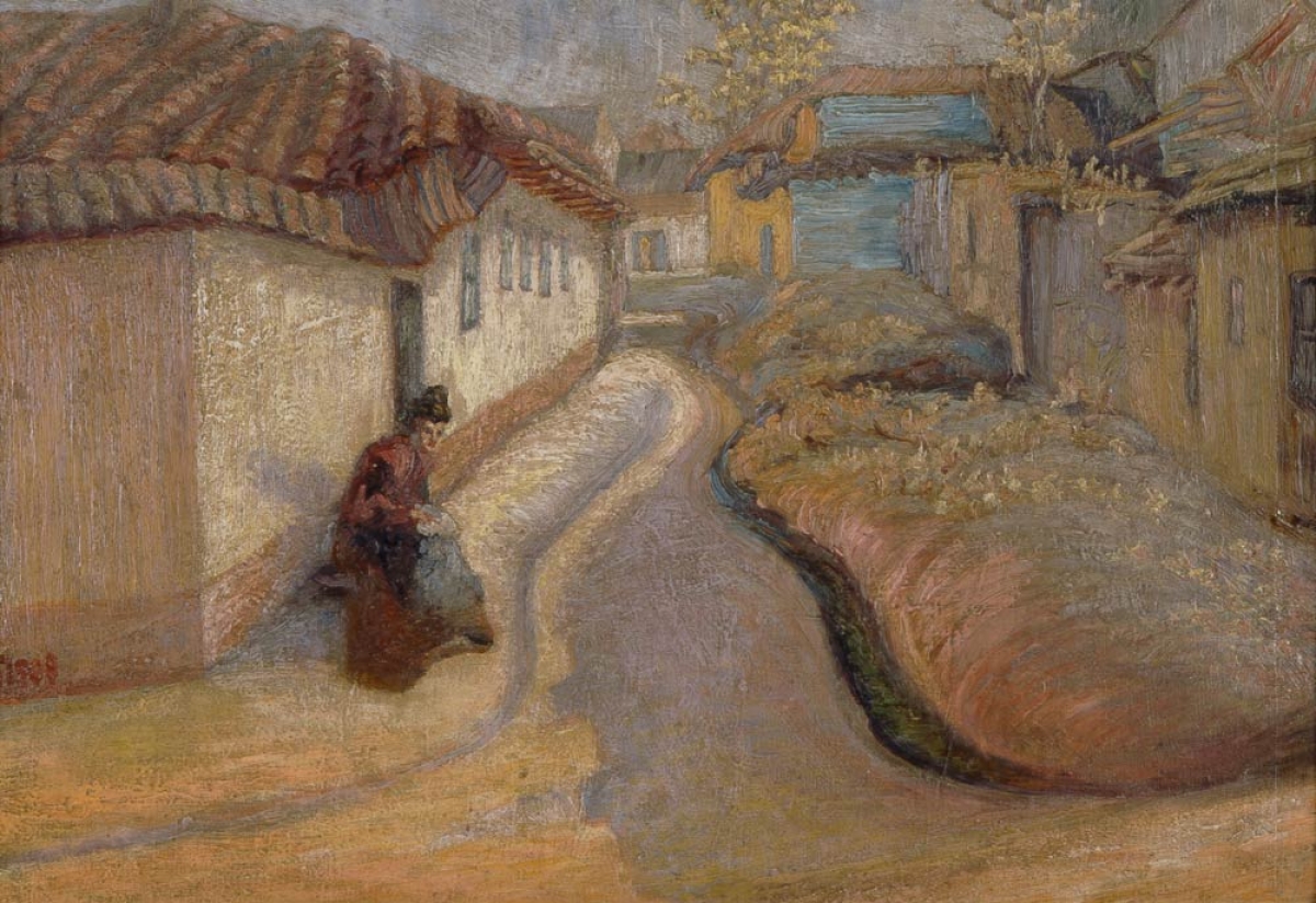 Jewish Girl in Belgrade (1908) Nadežda Petrović tablo - Dekolata
